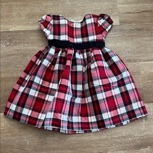 Carter's Red and Black Holiday Dress